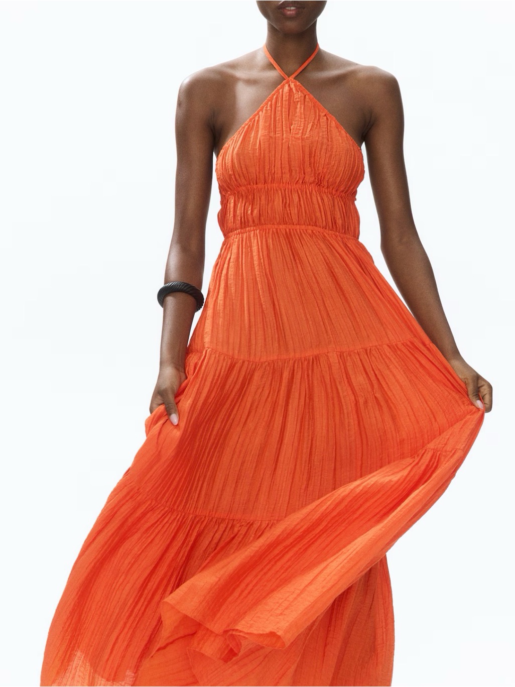 Hm Tiered Halter Dress